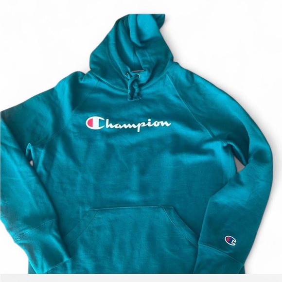 Champion emerald green Athletic Hoodie size small - Picture 5 of 7